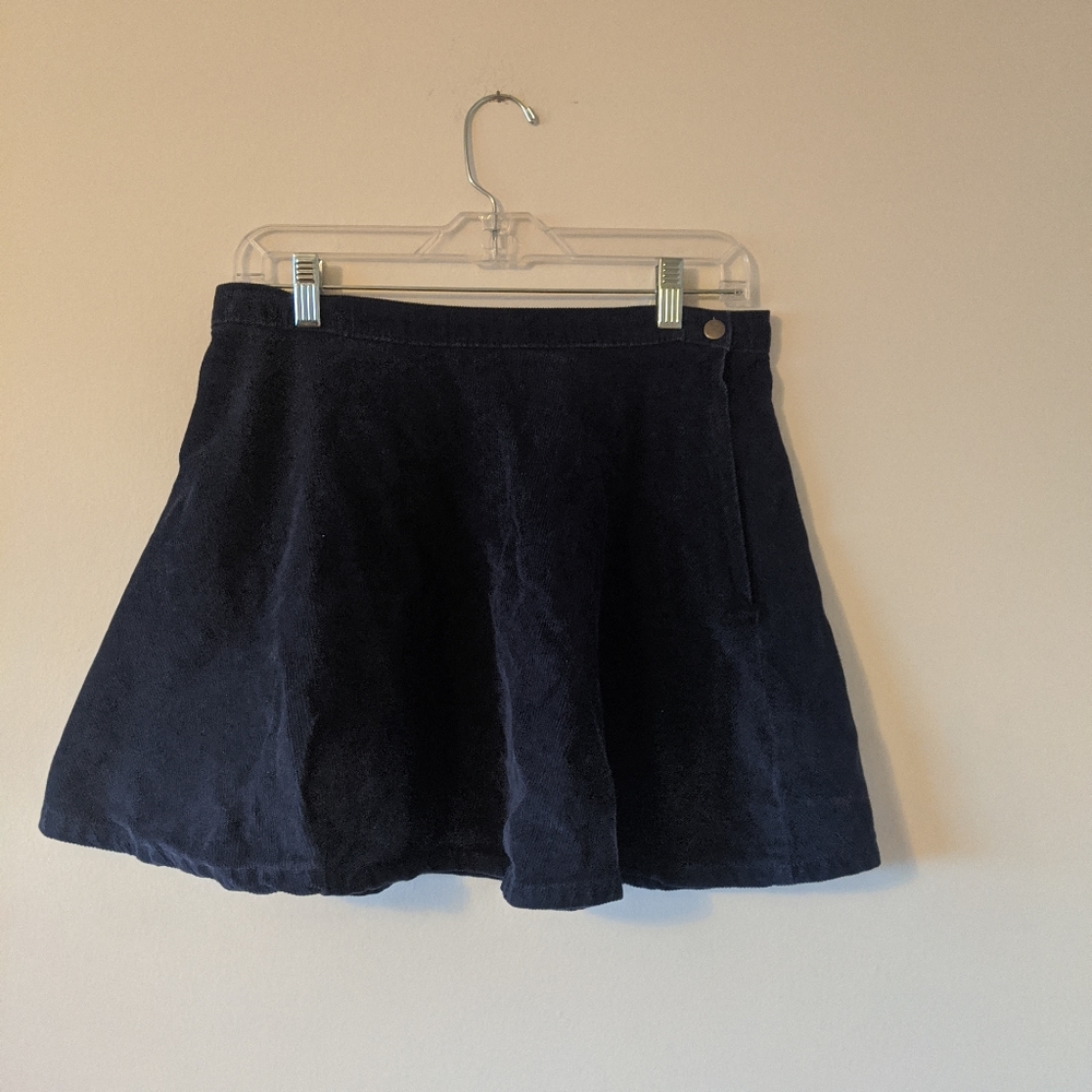 Corduroy Forever 21 Skater Skirt